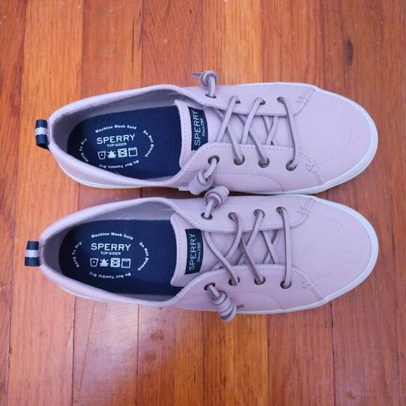 SPERRY Top Sider Crest Vibe Slip On Boat Shoes 9.5W Rose Pink Washable Suede NEW - Picture 5 of 10